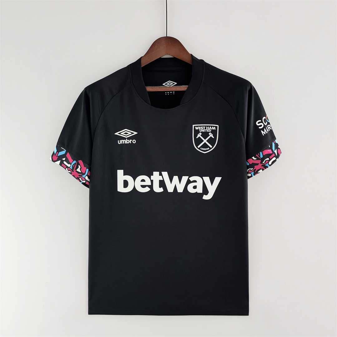 AAA Quality Westham 22/23 Away Black Soccer Jersey